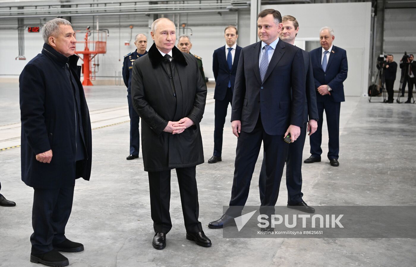 Russia Putin Kazan Aircraft Plant