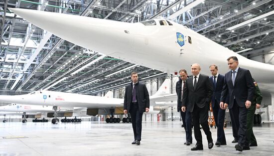 Russia Putin Kazan Aircraft Plant