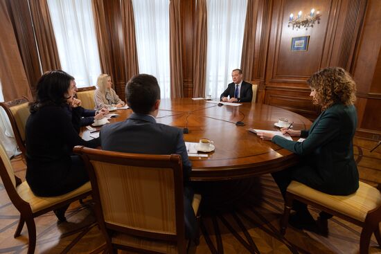 Russia Medvedev Interview