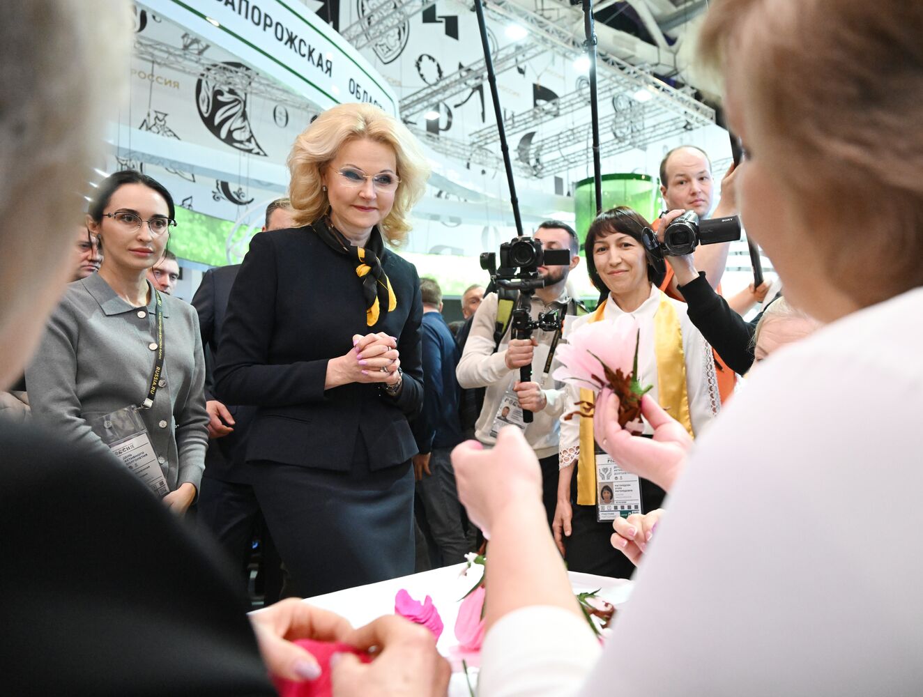 RUSSIA EXPO. Russian Deputy Prime Minister Tatyana Golikova tours stands of Russian regions