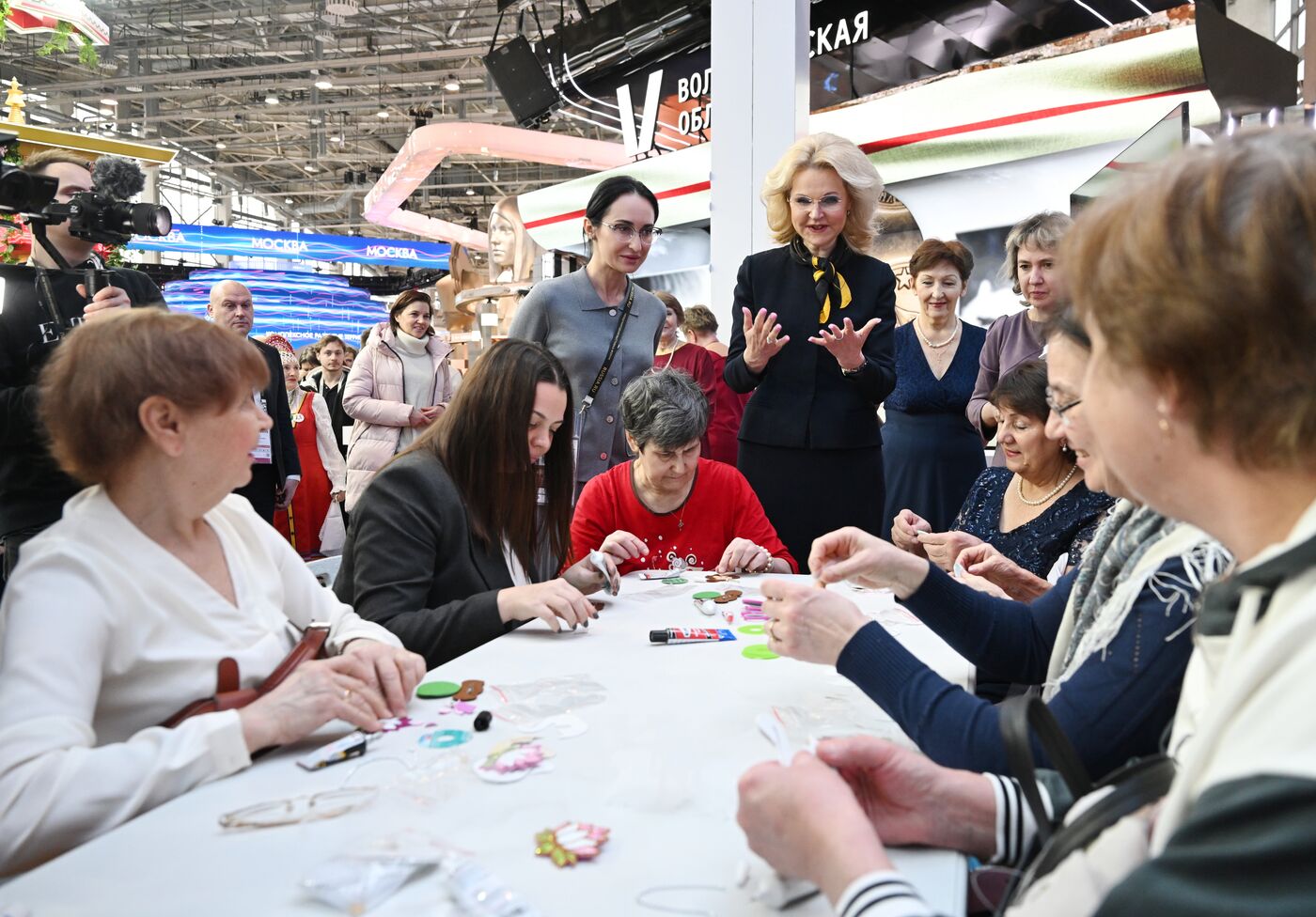RUSSIA EXPO. Russian Deputy Prime Minister Tatyana Golikova tours stands of Russian regions