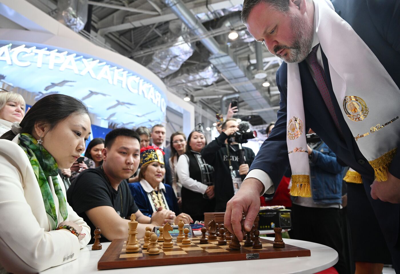 RUSSIA EXPO. Russian Deputy Prime Minister Tatyana Golikova tours stands of Russian regions