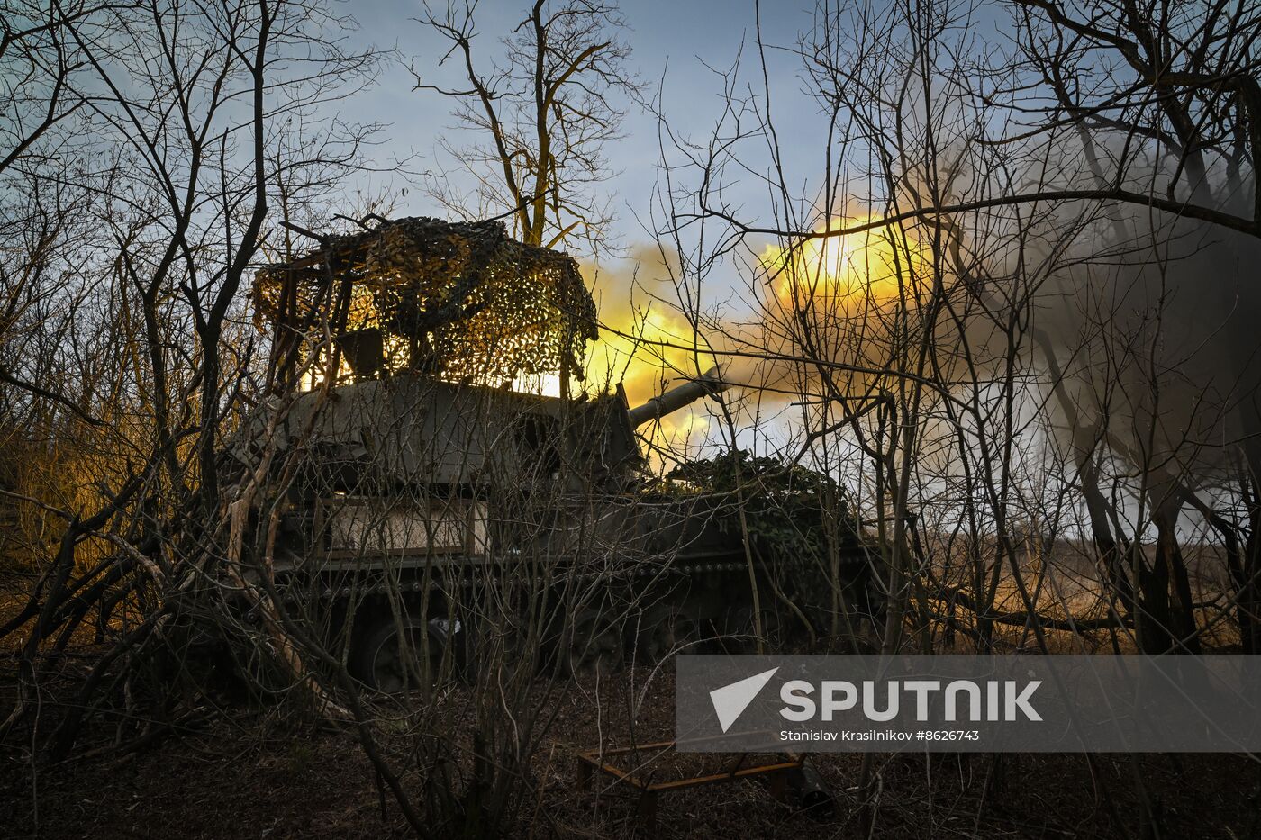 Russia Ukraine Military Operation Howitzers