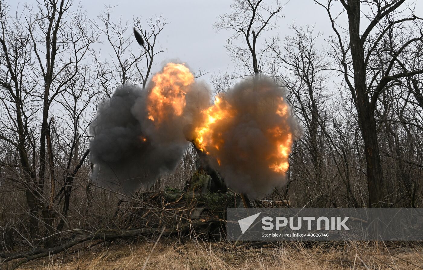 Russia Ukraine Military Operation Howitzers