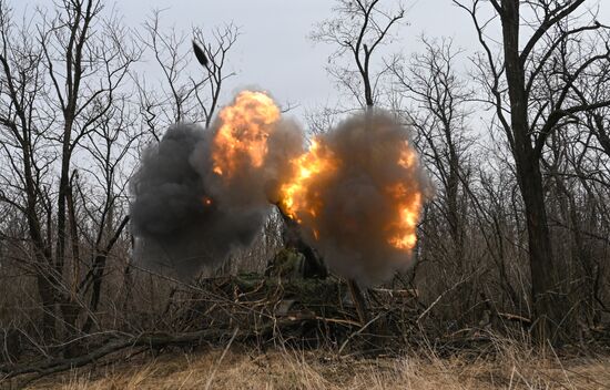 Russia Ukraine Military Operation Howitzers