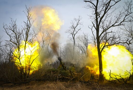 Russia Ukraine Military Operation Howitzers