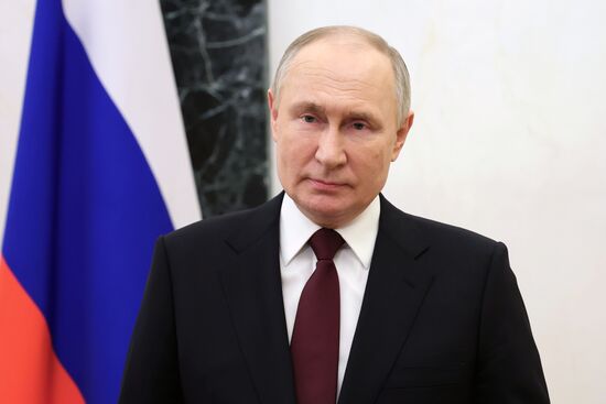 Russia Putin Fatherland Defender Day Address