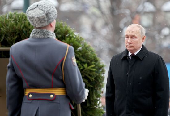 Russia Putin Fatherland Defender Day