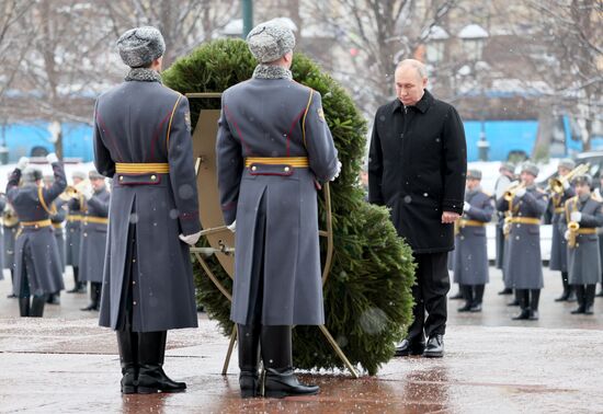 Russia Putin Fatherland Defender Day