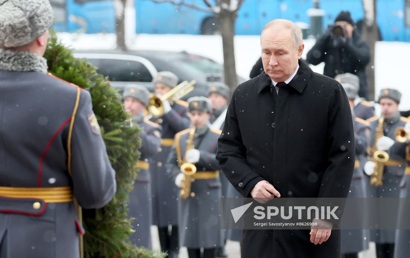 Russia Putin Fatherland Defender Day