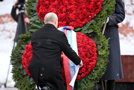 Russia Putin Fatherland Defender Day