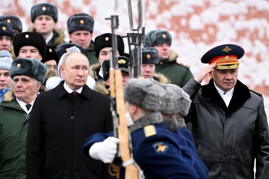 Russia Putin Fatherland Defender Day