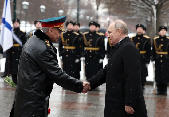 Russia Putin Fatherland Defender Day