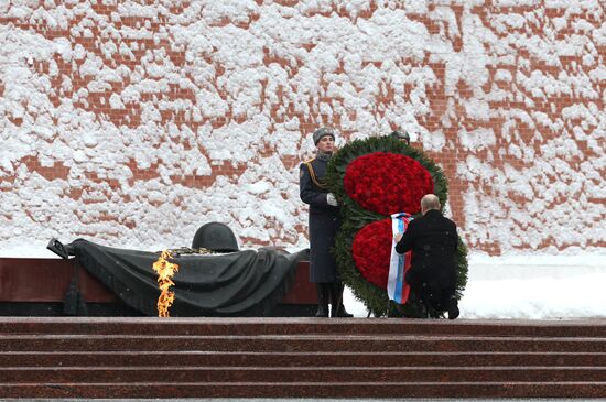 Russia Putin Fatherland Defender Day