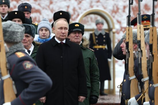 Russia Putin Fatherland Defender Day