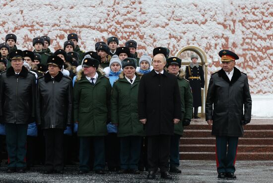Russia Putin Fatherland Defender Day