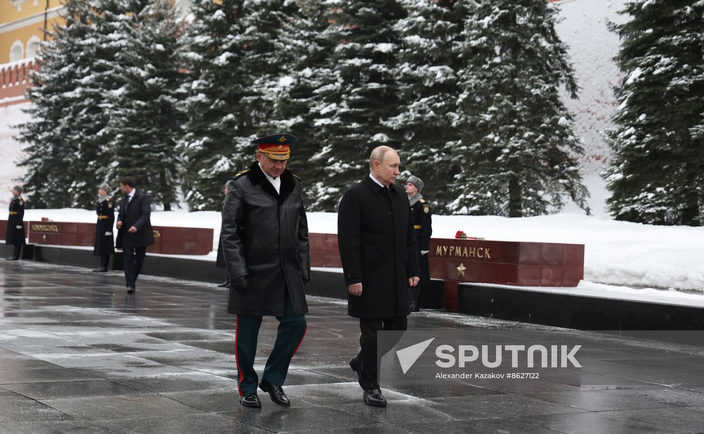 Russia Putin Fatherland Defender Day