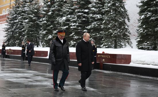 Russia Putin Fatherland Defender Day