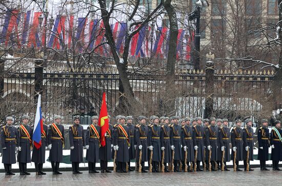 Russia Putin Fatherland Defender Day