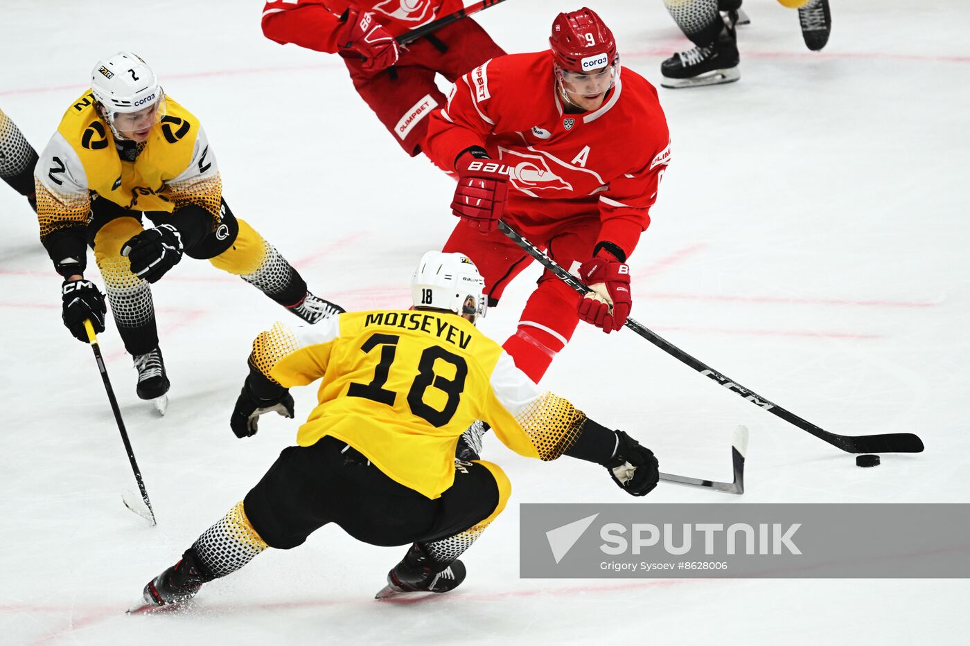 Russia Ice Hockey Kontinental League Spartak - Severstal