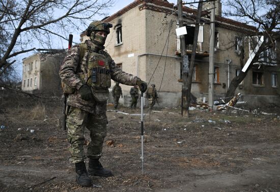 Russia Ukraine Military Operation Sappers