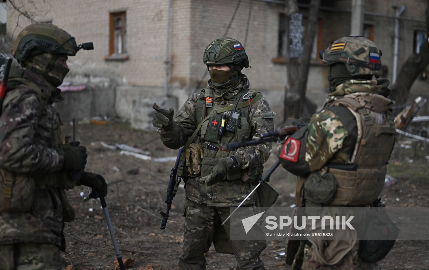 Russia Ukraine Military Operation Sappers