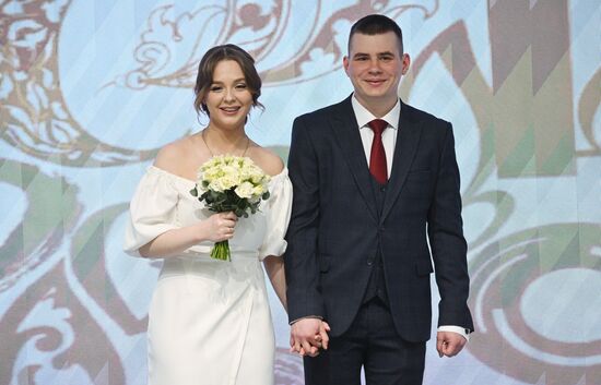 RUSSIA EXPO. Wedding ceremony, #TOGETHER We Can Do More