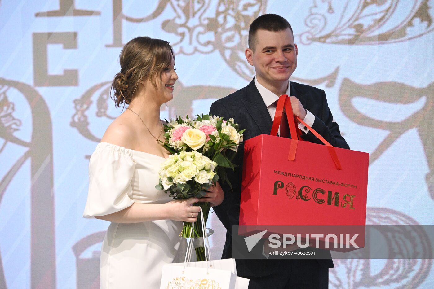 RUSSIA EXPO. Wedding ceremony, #TOGETHER We Can Do More