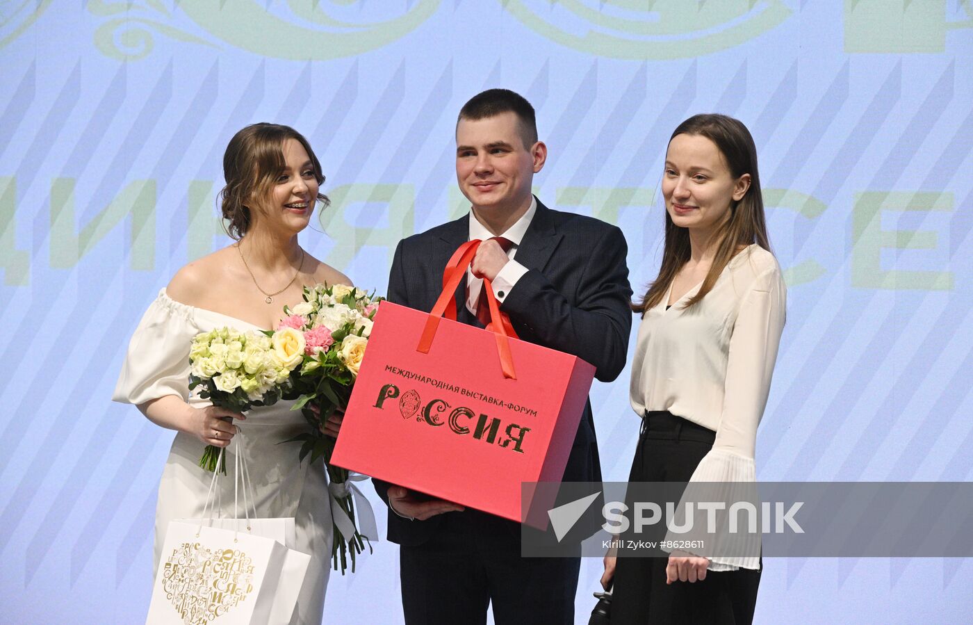 RUSSIA EXPO. Wedding ceremony, #TOGETHER We Can Do More