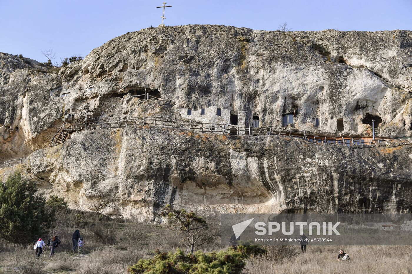 Russia Tourism Crimea Cave Monastery