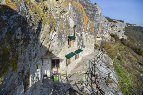 Russia Tourism Crimea Cave Monastery