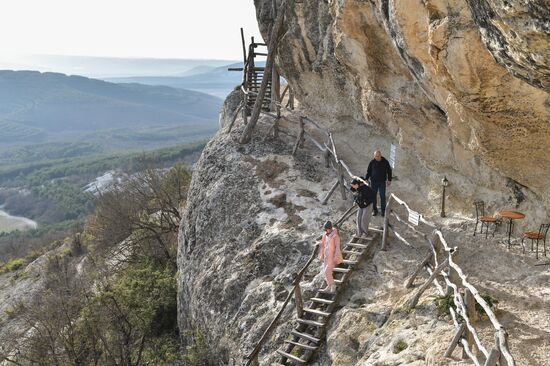 Russia Tourism Crimea Cave Monastery