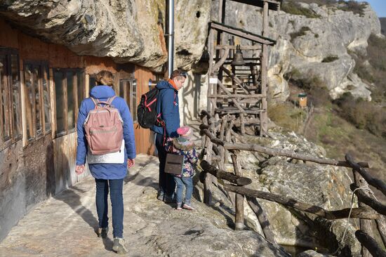 Russia Tourism Crimea Cave Monastery