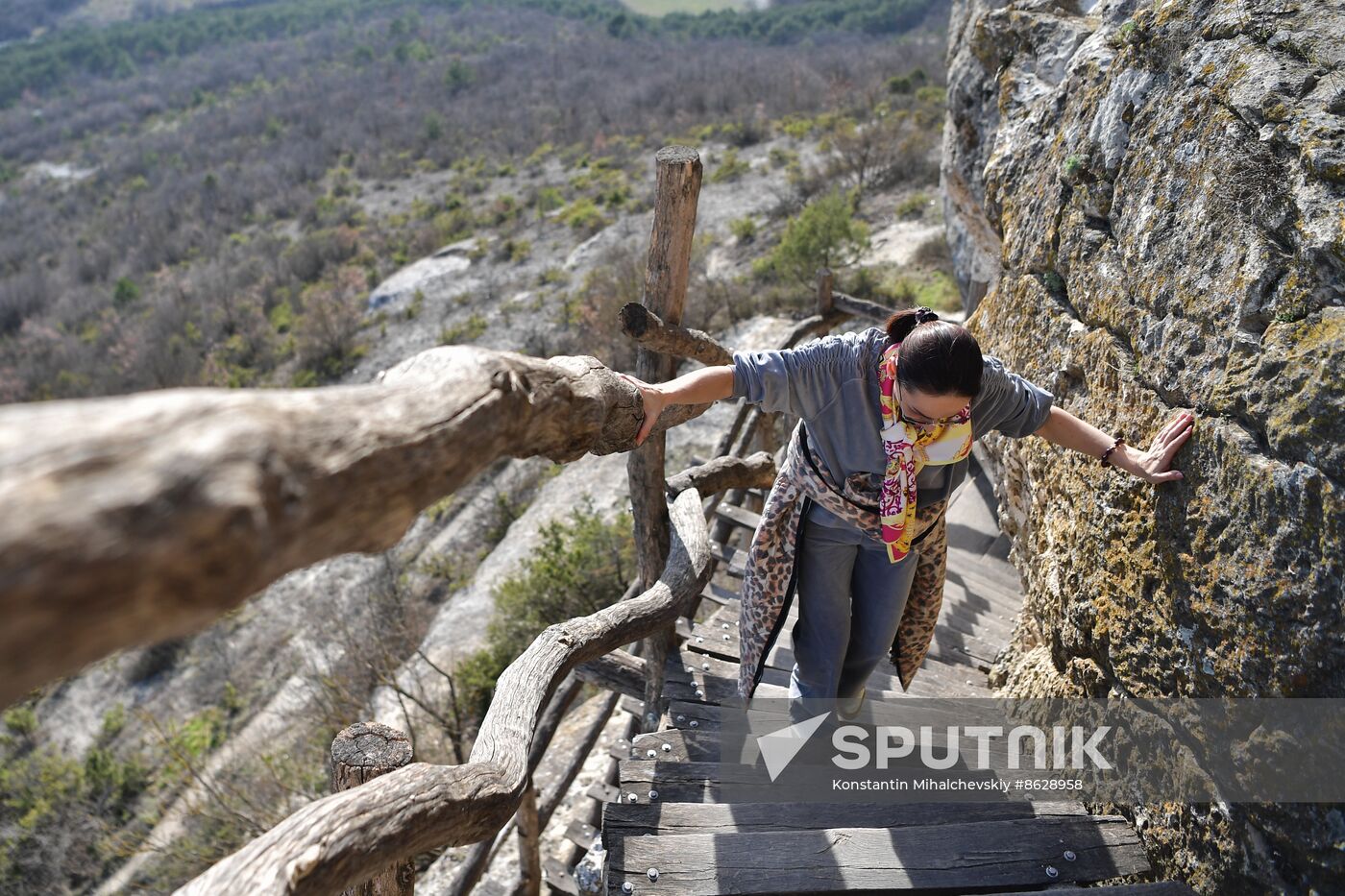 Russia Tourism Crimea Cave Monastery