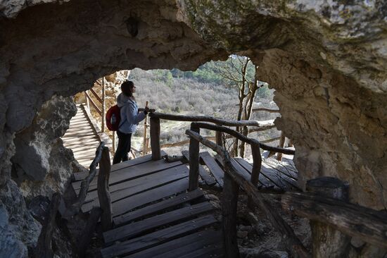 Russia Tourism Crimea Cave Monastery