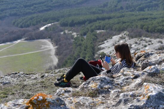 Russia Tourism Crimea Cave Monastery