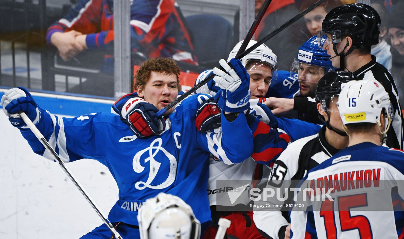 Russia Ice Hockey Kontinental League Dynamo - CSKA