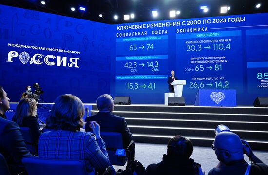 RUSSIA EXPO. Plenary session, Entrepreneurship in Russia: Sector's Achievements