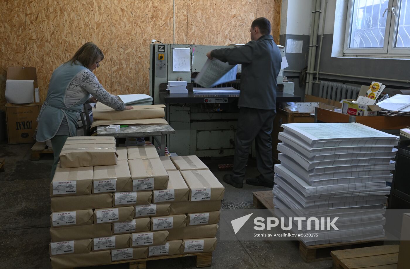 Russia LPR Presidential Election Ballots