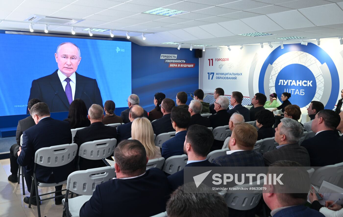 Russia Putin Federal Assembly Address Broadcast