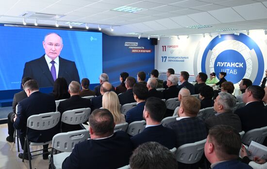 Russia Putin Federal Assembly Address Broadcast