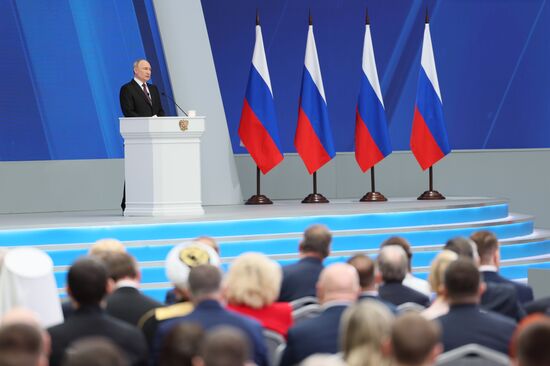 Russia Putin Federal Assembly Address