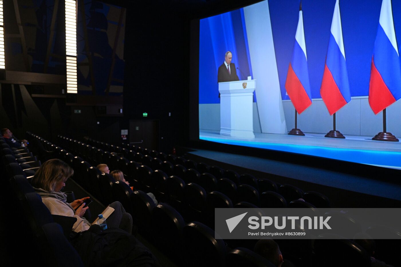 Russia Putin Federal Assembly Address Broadcast