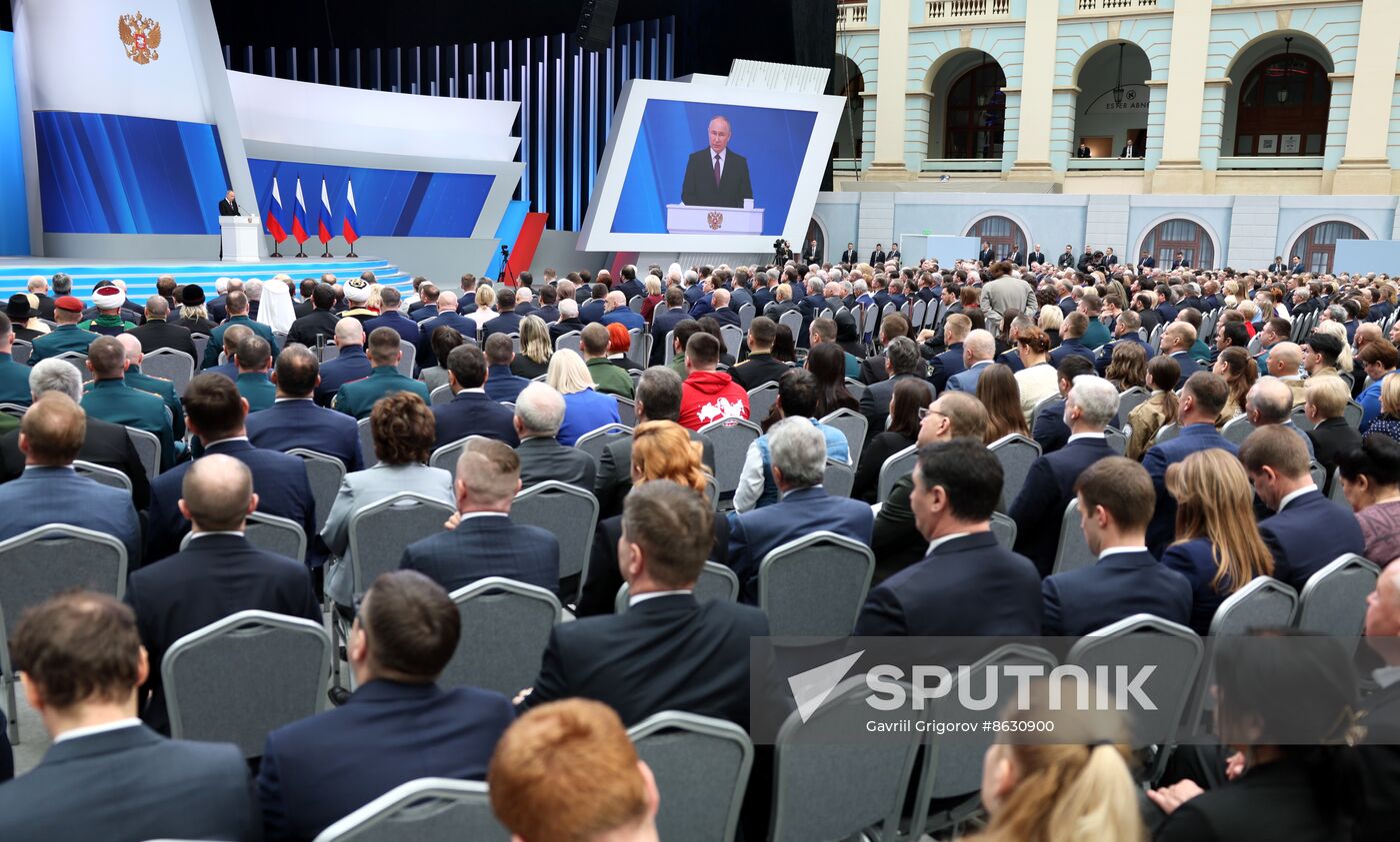 Russia Putin Federal Assembly Address