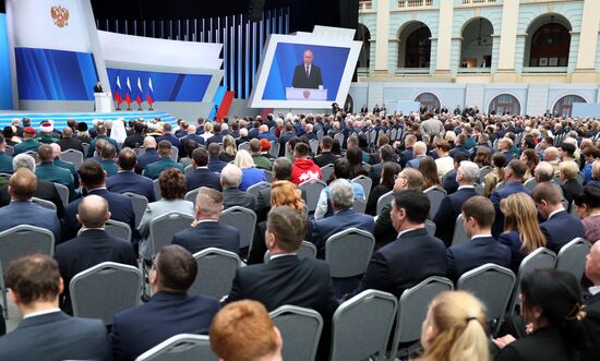 Russia Putin Federal Assembly Address