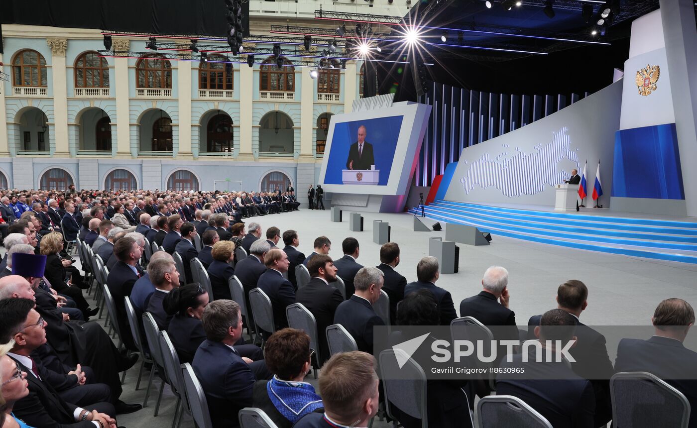 Russia Putin Federal Assembly Address