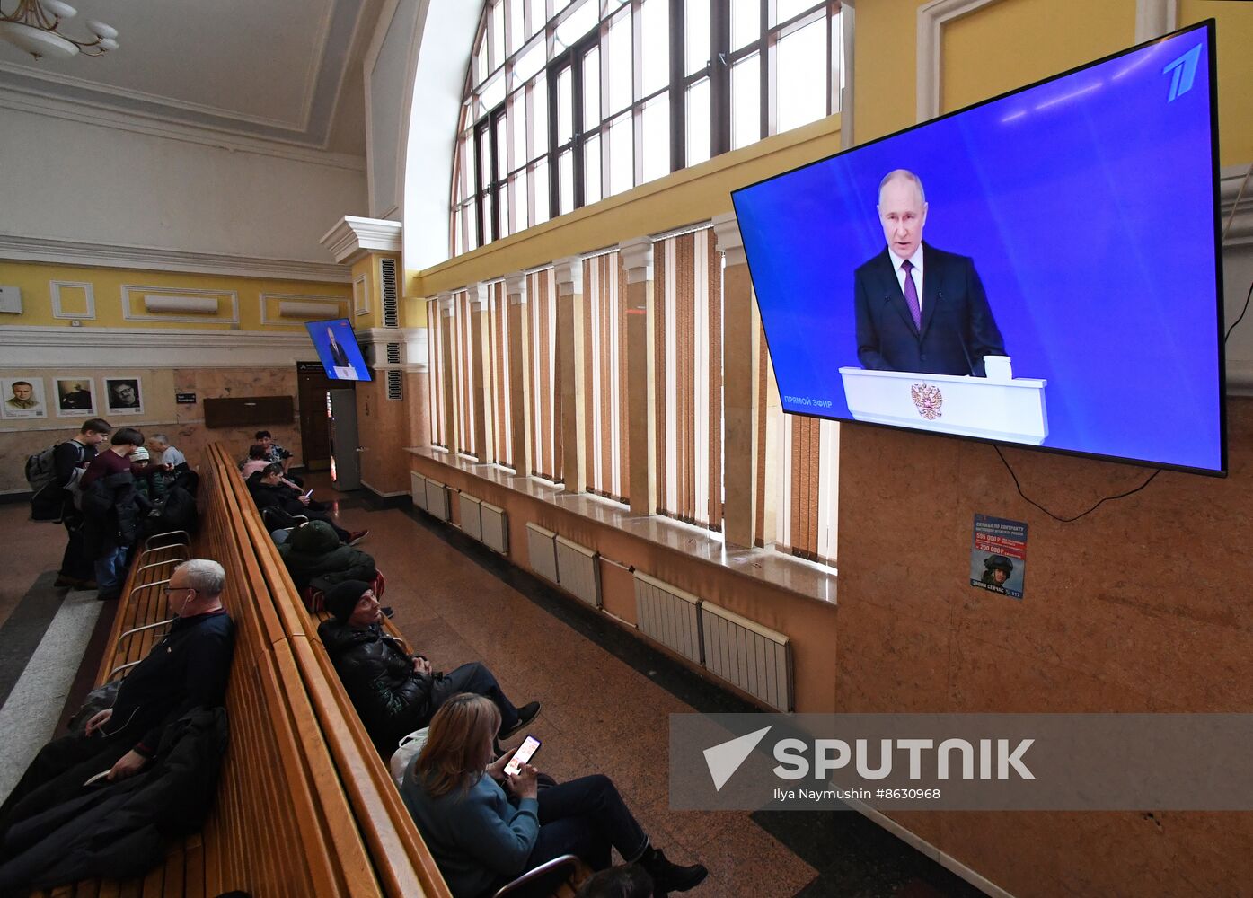 Russia Putin Federal Assembly Address Broadcast