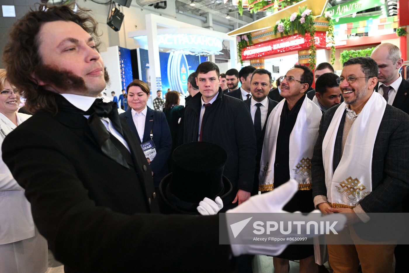 RUSSIA EXPO. Prime Minister and Foreign Minister of Yemen Ahmad Awad bin Mubarak visits Russia Expo