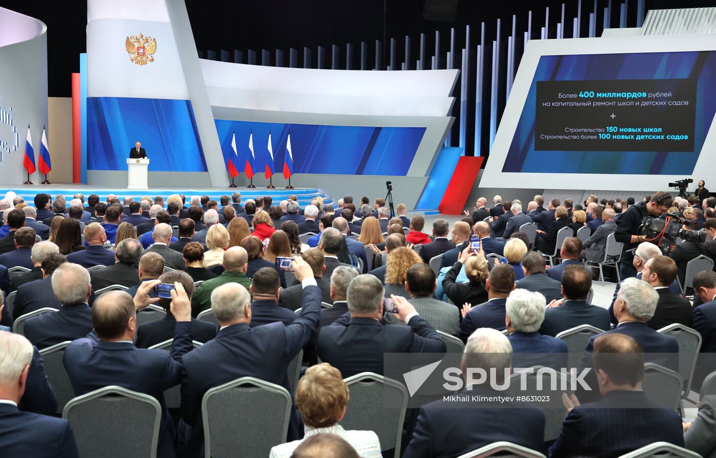 Russia Putin Federal Assembly Address