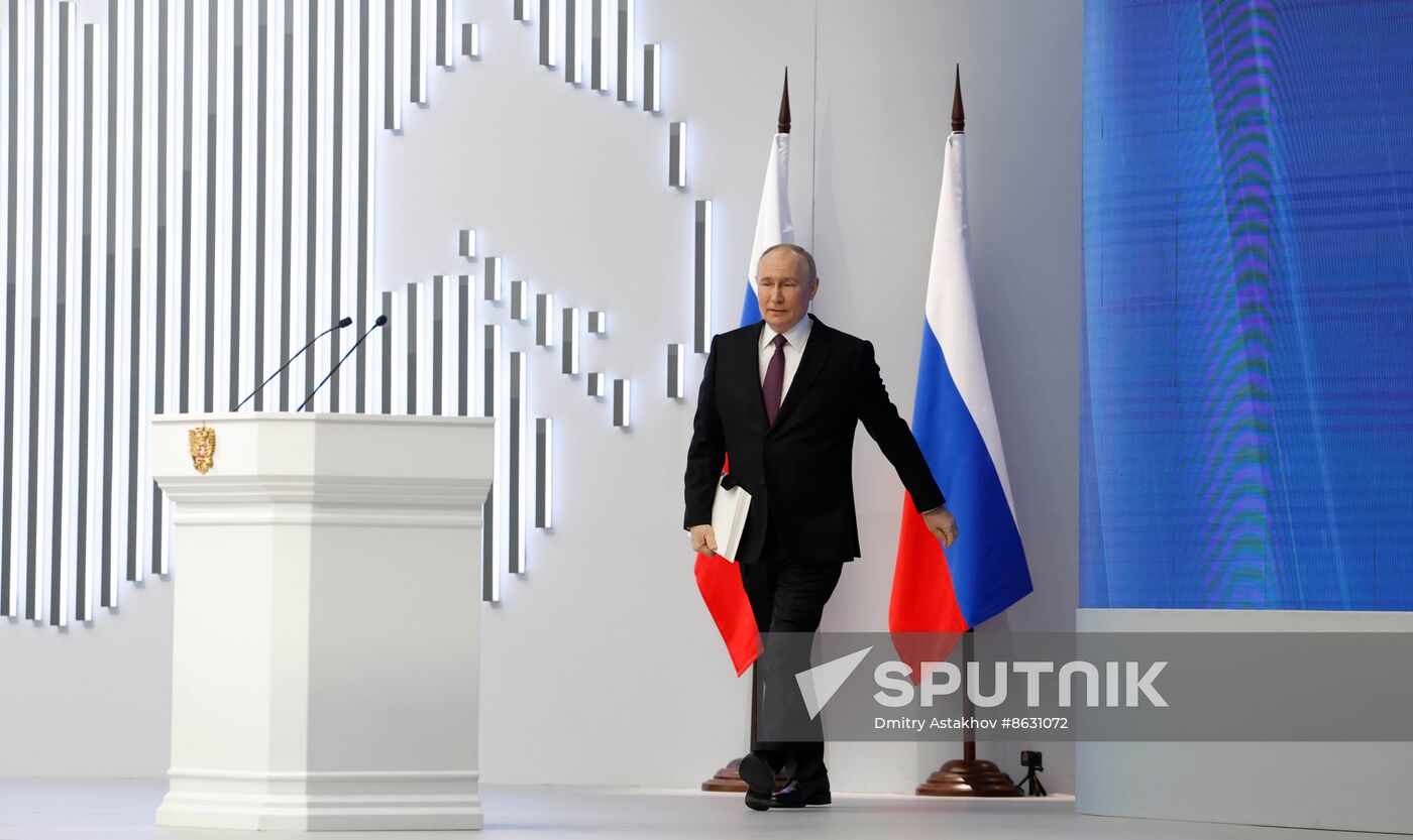 Russia Putin Federal Assembly Address
